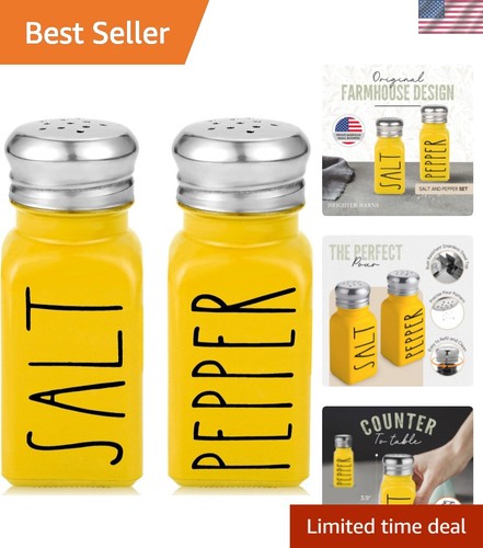 Charming yellow glass - glass, salt